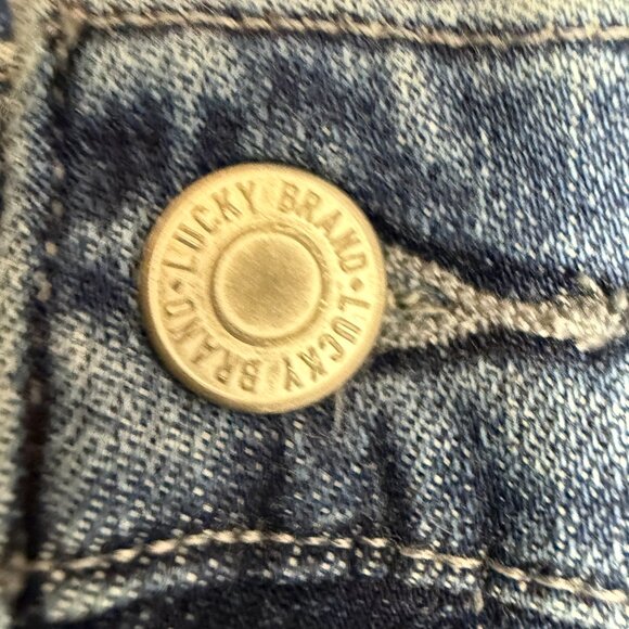 LUCKY BRAND "Luckly Legend" Women's NWOT Studded Sweet Mid Rise Flare | Size 6 - Picture 10 of 16